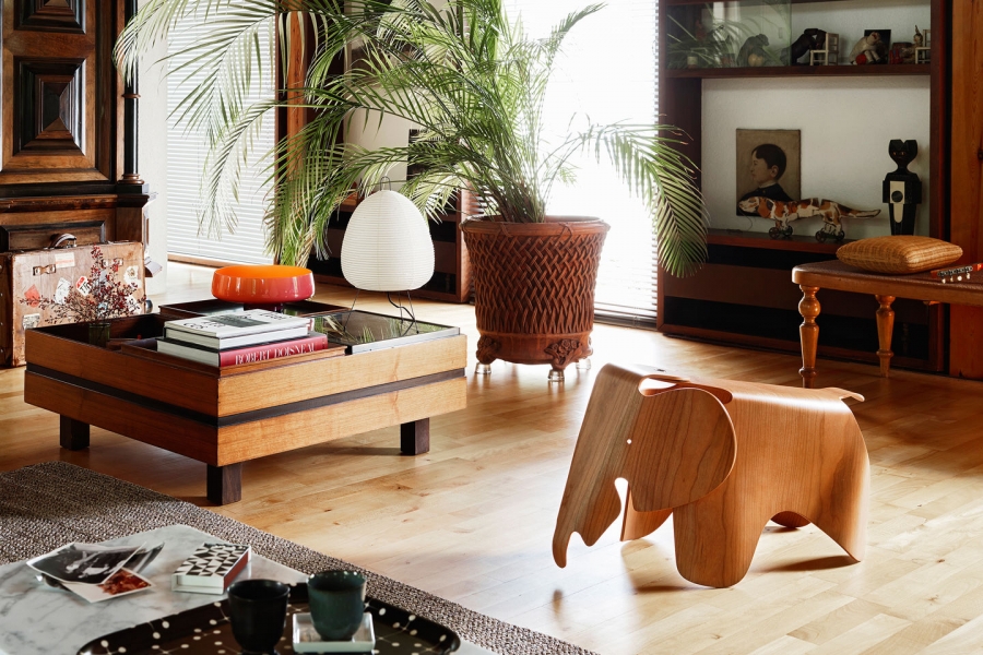 Eames Elephant designed by Ray and Charles Eames, Eames Plywood Elephant, Eames children elephant chair 