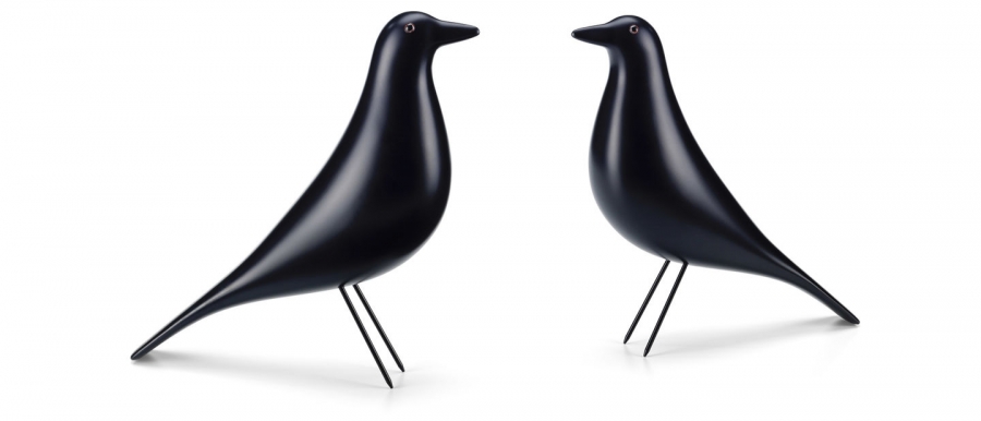 Eames House Bird - Black Eames House Bird designed by Charles and Ray Eames