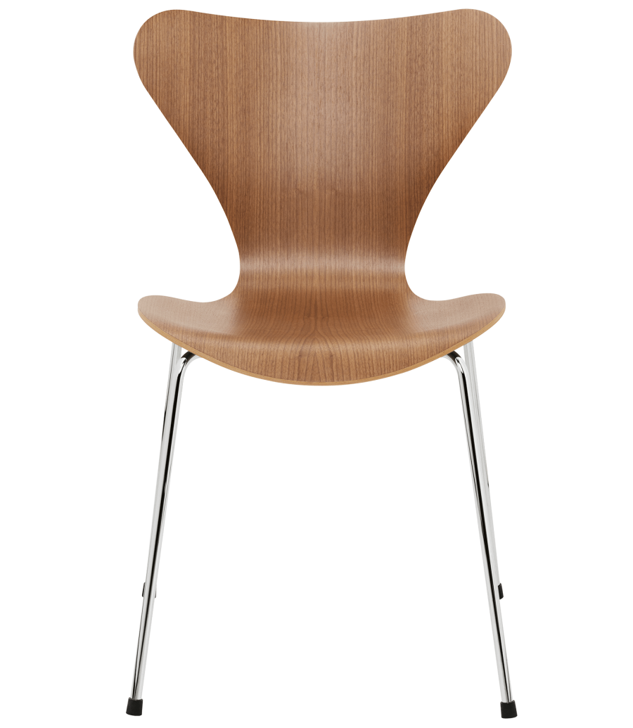 Series 7 designed by Arne Jacobsen fritz hansen, Series 7 Veneer seat 