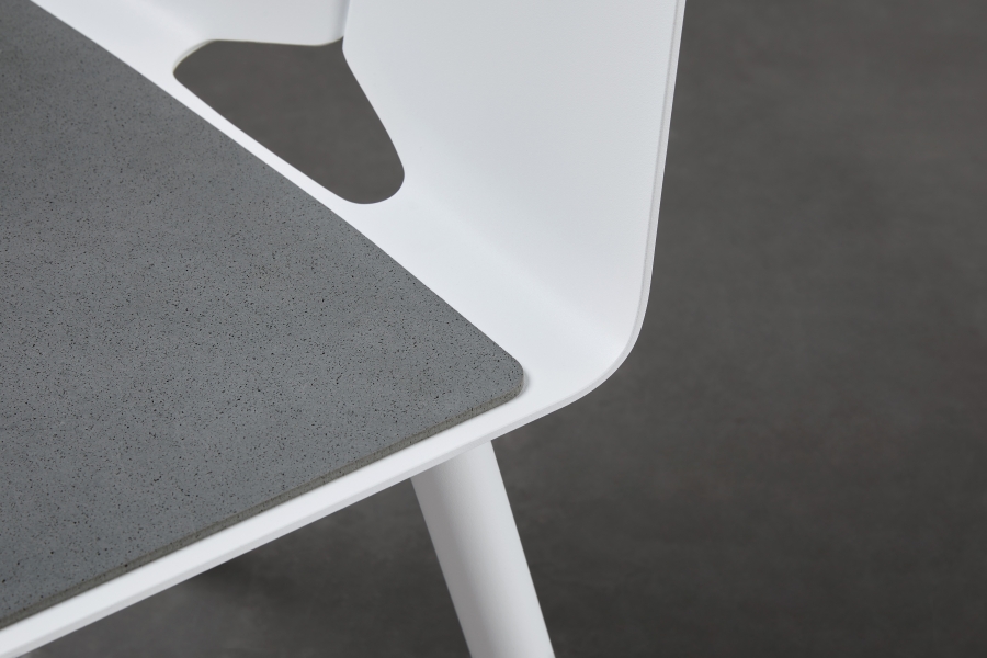 Seam dining chair with seat pad Seam chair designed by Adam Cornish, Tait Seam chair with seat pad, Seat pad for Seam dining chair
