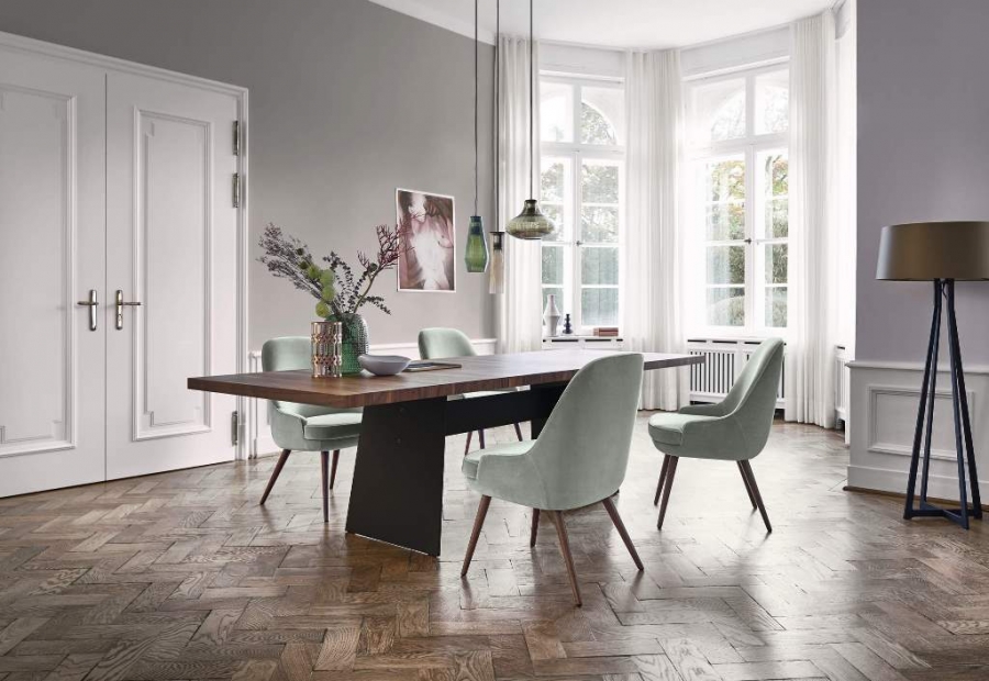 Tadeo dining table designed by EOOS for Walter Knoll, Walter Knoll timber extendable dining table, Tadeo table with extension 