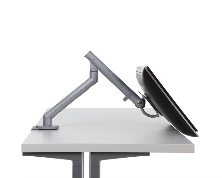 Flo monitor arms, Flo ergonomic monitor support, Herman Miller monitor arms