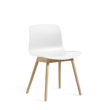 AAC12 White shell on Oak soap base About A Chair 12 designed by Hee Welling for HAY, AAC12 HAY