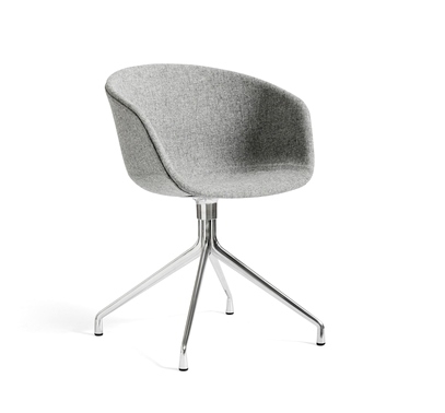AAC 21 Upholstered in Hallingdal 130 on Aluminium base About A Chair 21 designed by Hee Welling for HAY, AAC21 HAY