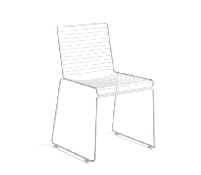 Hee Dining chair designed by Hee Welling for HAY, HAY outdoor dining chair, Hee collection by Hee Welling HAY