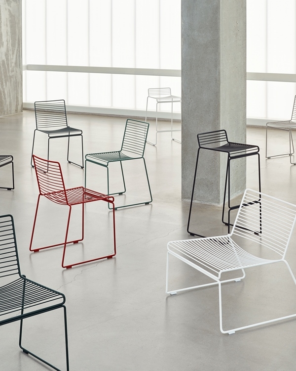 Hee Collection designed by Hee Welling for HAY Hee Bar stool designed by Hee Welling for HAY, HAY outdoor bar stool, Hee collection by Hee Welling HAY