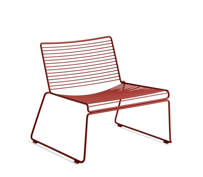 Hee Lounge in Rust Hee Lounge designed by Hee Welling for HAY, HAY outdoor lounge, Hee collection by Hee Welling HAY