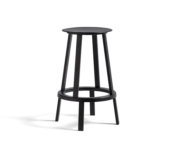 Revolver Bar Stool 650mmH in Black Revolver Bar Stool designed by Leon Ransmeier for HAY, HAY Revolver Bar stool