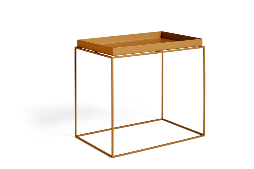 Tray Table Side Rectangular 40x60 Toffee Tray Table designed by HAY, Tray coffee table HAY, Tray side table HAY