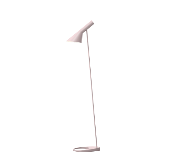 AJ Floor Lamp in Pale Rose - Special Edition Colour AJ Floor Lamp designed by Arne Jacobsen Louis Poulsen, Louise Polsen AJ floor lamp