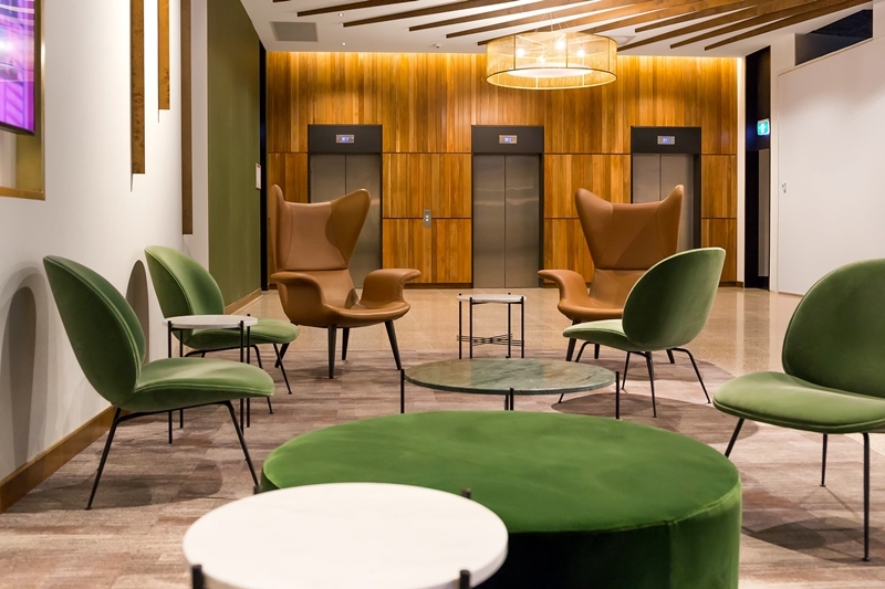 Beetle Lounge chair and TS Side/Coffee Table by GUBI at 2 Constitution avenue Canberra Kynetic 2 Constitution Avenue Canberra, Beetle Lounge gubi, TS table gubi