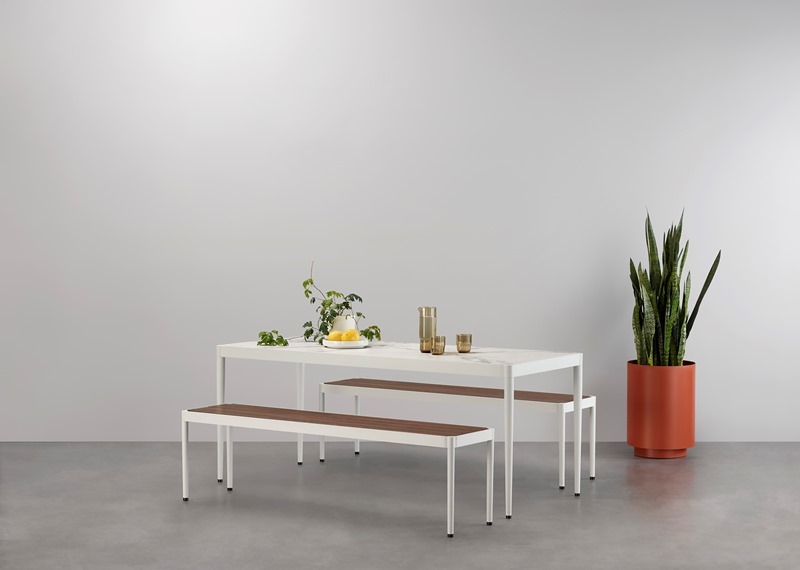 Trace Dining Setting Trace Dining Table designed by Adam Goodrum for Tait, Tait Trace dining setting by Adam Goodrum