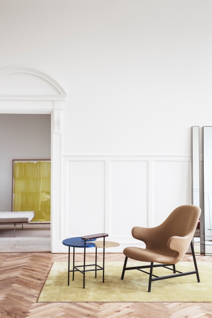 Catch JH13, Palette table JH8, Moor AP5, Amore SC21, SC22 Catch Lounge designed by Jaime Hayon for &Tradition, Catch Lounge Chair JH &Tradition