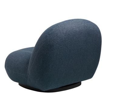 Pacha Lounge Chair uph in Gubi Harp 102 on Black base Pacha lounge chair designed by Pierre Paulin, Gubi Pacha lounge chair, Pierre Paulin lounge chair