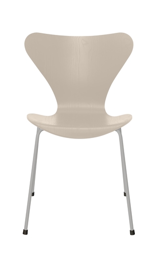 Series 7 Light Beige on Nine Grey base Series 7 designed by Arne Jacobsen fritz hansen, Series 7 new colours 2020