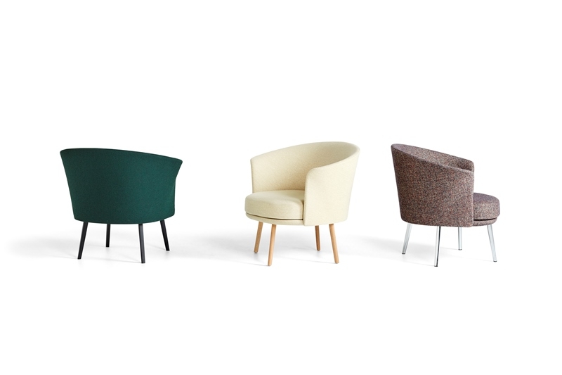 Dorso chair designed by GamFratesi for HAY, HAY Dorso lounge chair, GamFratesi Lounge Chair for HAY