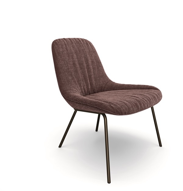 Sheru armchair on pipe legs Sheru armchair designed by EOOS for Walter Knoll, Walter Knoll Sheru arm chair, Sheru dining chair by EOOS for Walter Knoll