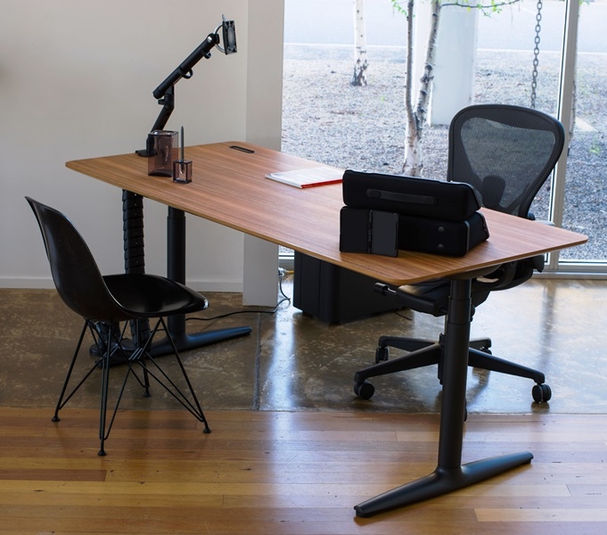 Atlas desk by Herman Miller