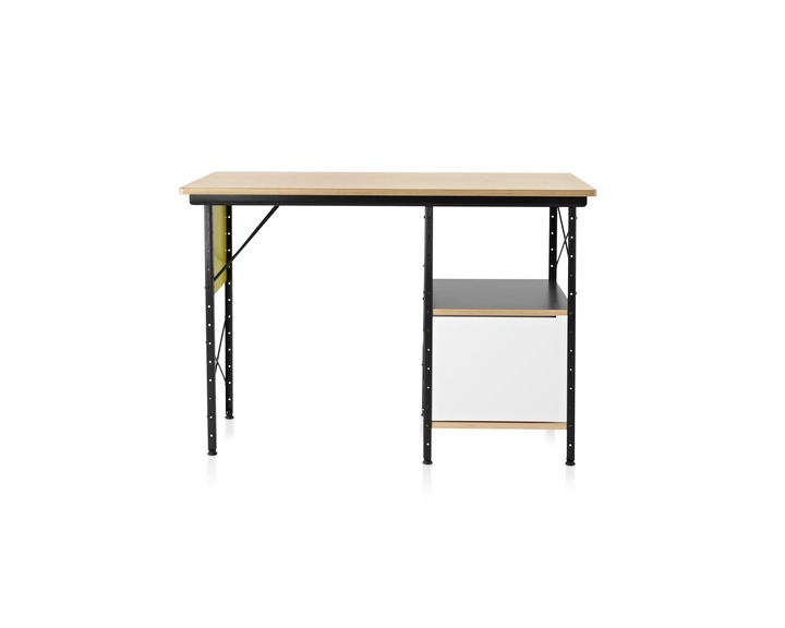 Eames Desk in Neutral colours Eames Desk and Storage Unit designed by Charles and Ray Eames for Herman Miller, Herman Miller Eames Desk and Storage Unit