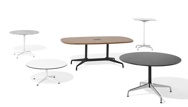 Eames Table with Segmented Base designed by Ray and Charles Ray for Herman Miller, Herman Miller Eames Segmented Table