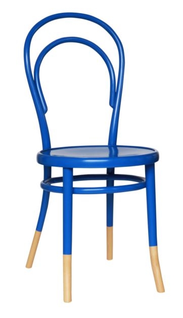 No.14 Vienna with custom paint finish and sock detail No.14 Vienna dining chair by Thonet, Thonet No. Vienna Dining chair
