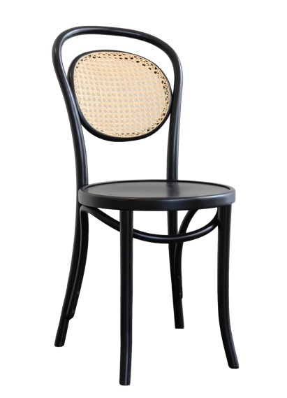 No.15 Valois with Black finish No.15 Valois dining chair designed by Michael Thonet, Thonet No. 15 Valois dining chair