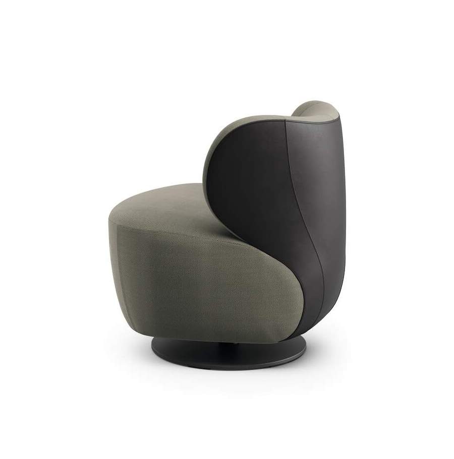 Bao lounge chair designed by EOOS for Walter Knoll, Walter Knoll Bao Armchair, Walter Knoll Bao Lounge chair small
