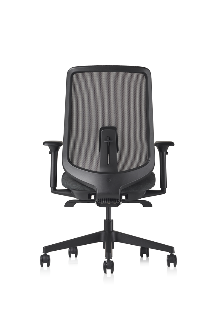 Verus Chair Interweave Back with Arms Black Verus Work Chair Interweave Back by Herman Miller