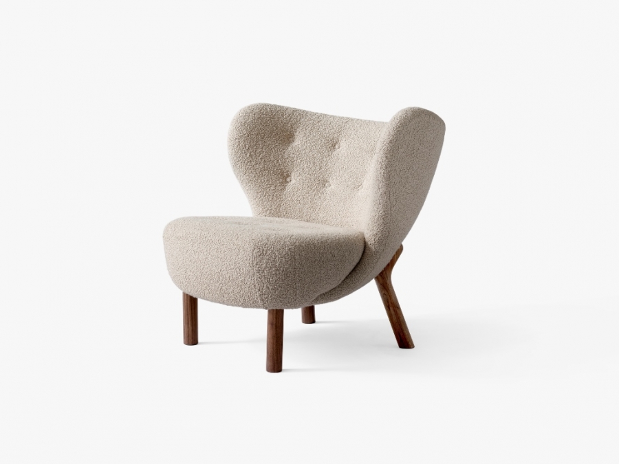 Little Petra VB1 - Fabric Karakorum 003 Little Petra VB1 Lounge Chair by &Tradition