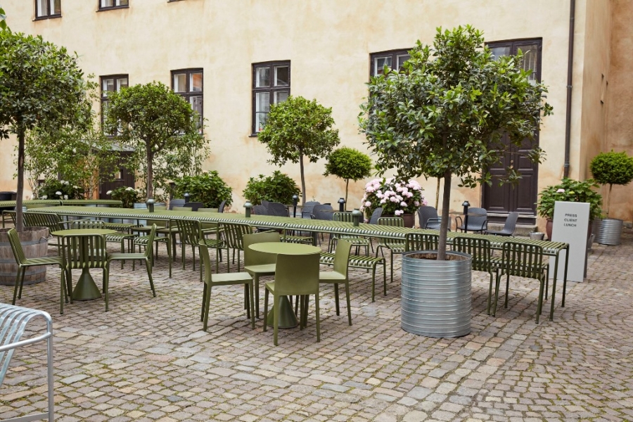 Palissade Collection by HAY Palissade Cone table by HAY