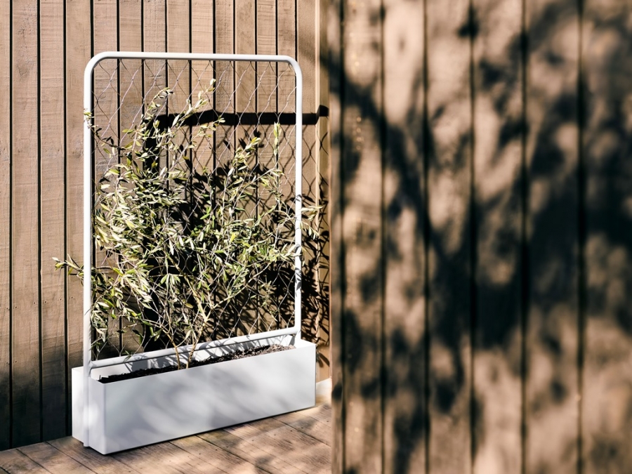 Trace Planter 1175mmW White Trace Planter by Tait