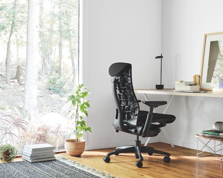 Embody Chair - Black/Graphite Embody Work Chair by Herman Miller, Embody designed by Bill Stumpf