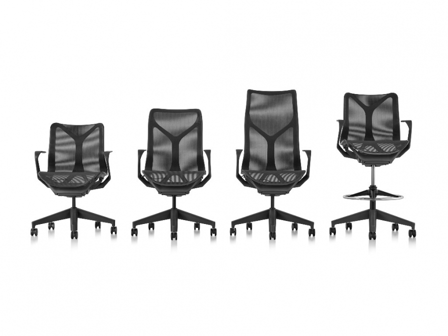Cosm Family - graphite Cosm work chair by Herman Miller