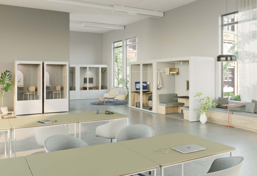 Phone Booth, Meeting Room, Focus Room, Open Room by ROOM Open ROOM meeting booth, Sound proof meeting booth, Privacy room for office space, Acoustic meeting booth for office space