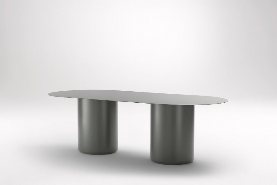 Sequence Oval Dining Table - Woodland Grey Sequence Oval Dining Table by Cocoflip