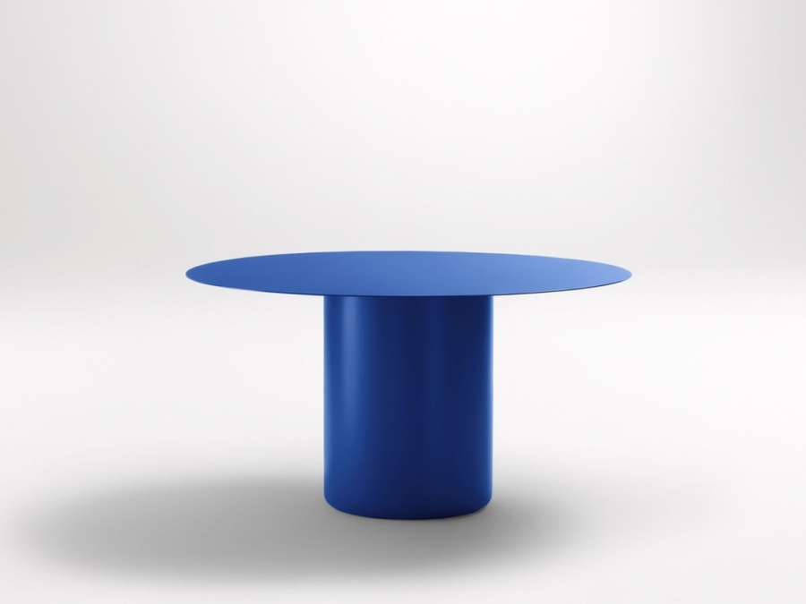 Sequence Round Dining Table - Vivid Blue Sequence Round Dining Table by Cocoflip
