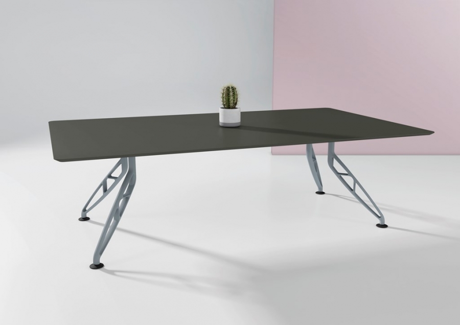 Trapeze Table Trapeze Meeting Table by Thinking Works