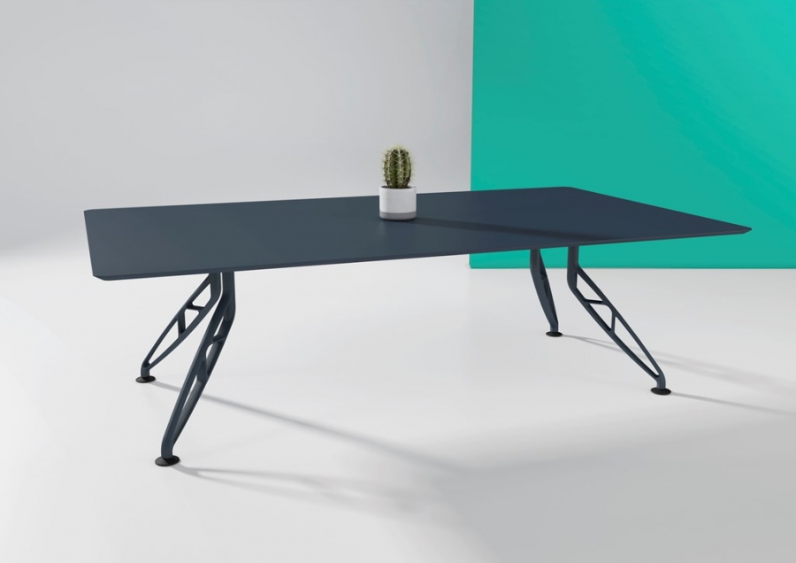 Trapeze Table Trapeze Meeting Table by Thinking Works