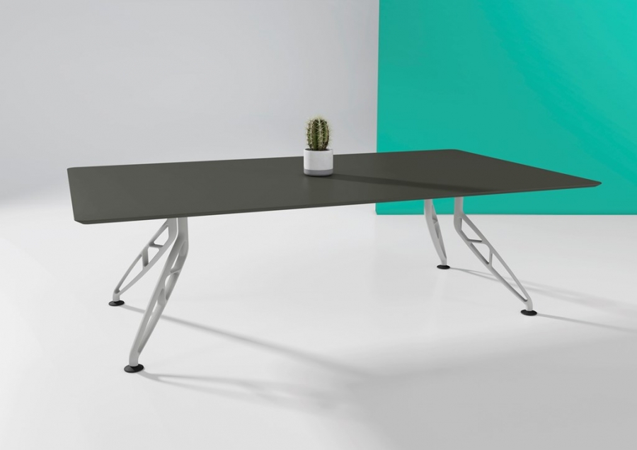 Trapeze Table Trapeze Meeting Table by Thinking Works