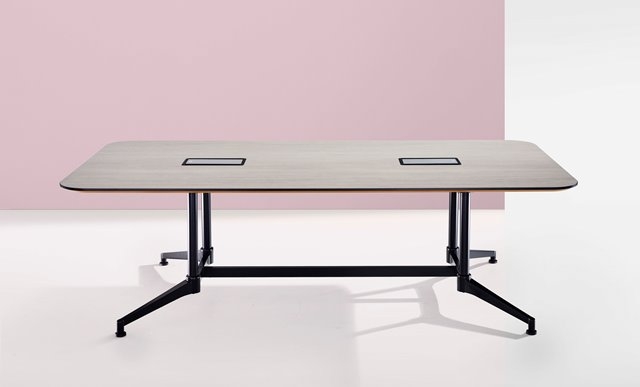 U.R Folding Table Black U.R Meeting Table by Thinking Works