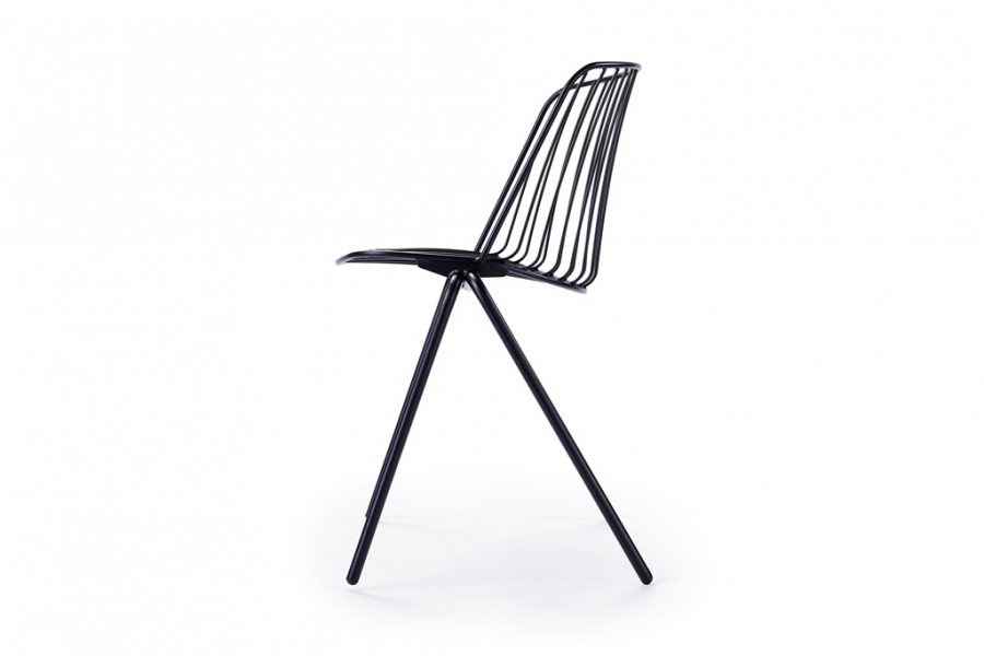 Terrace Stacking Chair - Black Terrace Stacking chair designed by Adam Cornish for NAU