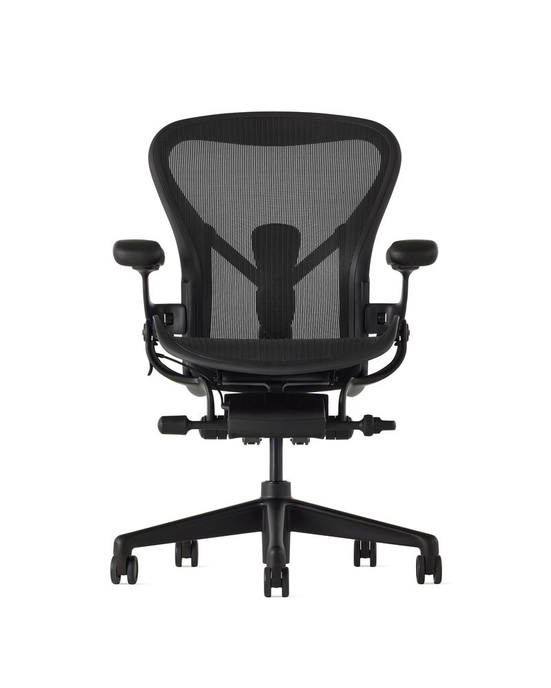 New Aeron Onyx - made with ocean bound plastics New Aeron Onyx by Herman Miller, now made with Ocean Bound Plastics, available from designcraft Canberra