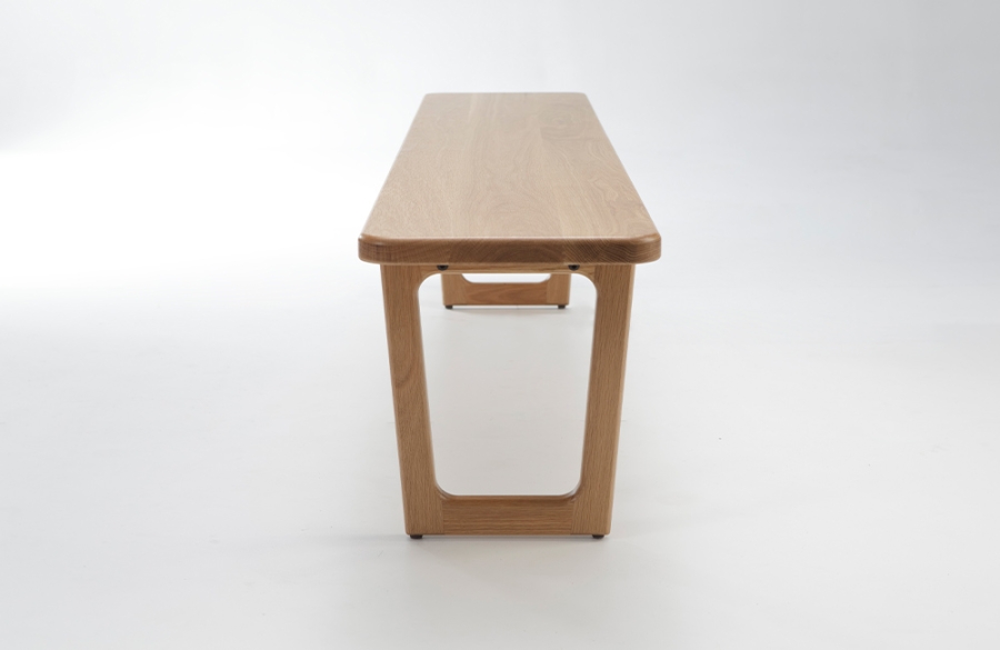 Terra Firma Bench - Oak Terra Firma Bench designed by Ross Didier, Australian designed and Australian Made, available at designcraft Canberra