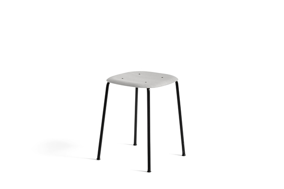 Soft Edge 70 Soft Grey seat Black leg Soft Edge 70 Soft Grey Black