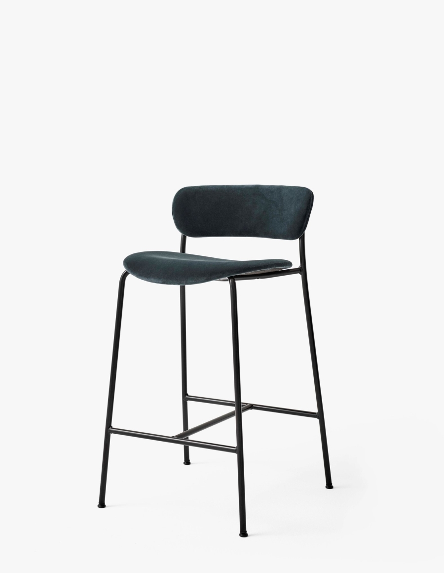 Pavilion AV14 Counter Stool Velvet 10 Twilight