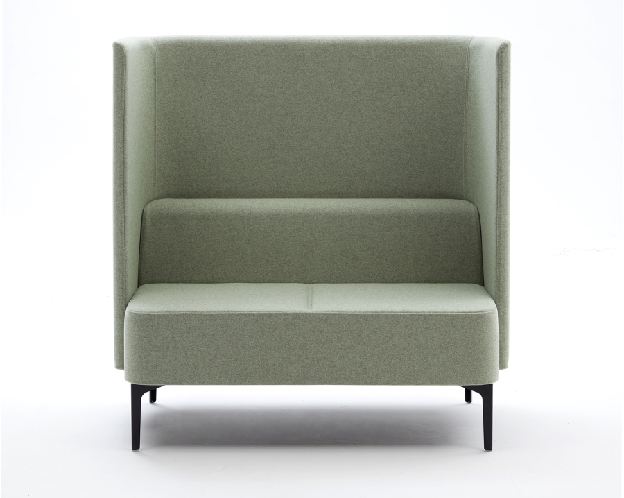 Pullman Sofa_PUL2H_Kvadrat Divina Melange 3 917 Pullman Sofa by naughtone, Collaborative space furniture, naughtone herman miller company
