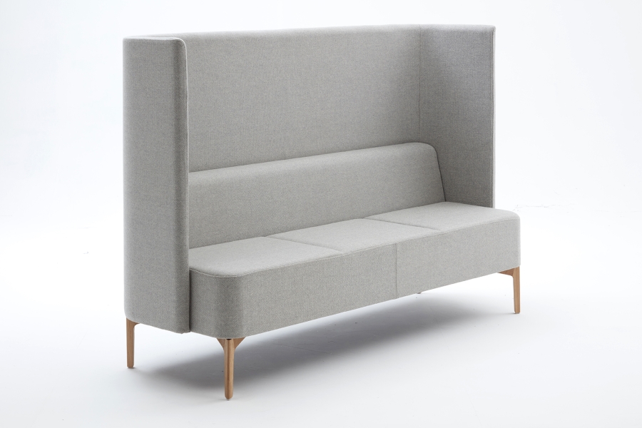 Pullman Sofa_PUL3H_Bute Tweed 1410 Pullman Sofa by naughtone, Collaborative space furniture, naughtone herman miller company