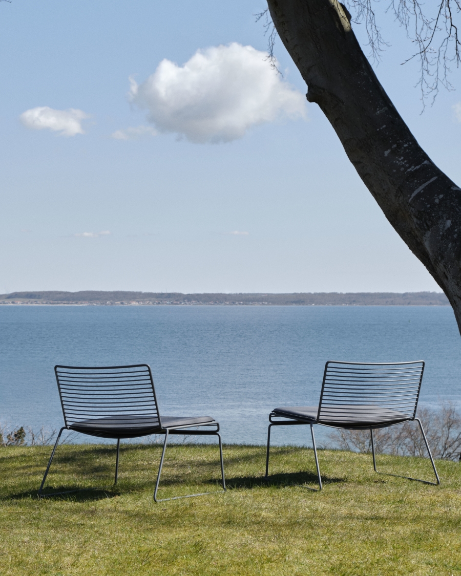 Hee Lounge Chair designed by Hee Welling for HAY, HAY Hee Lounge chair, Hee outdoor furniture
