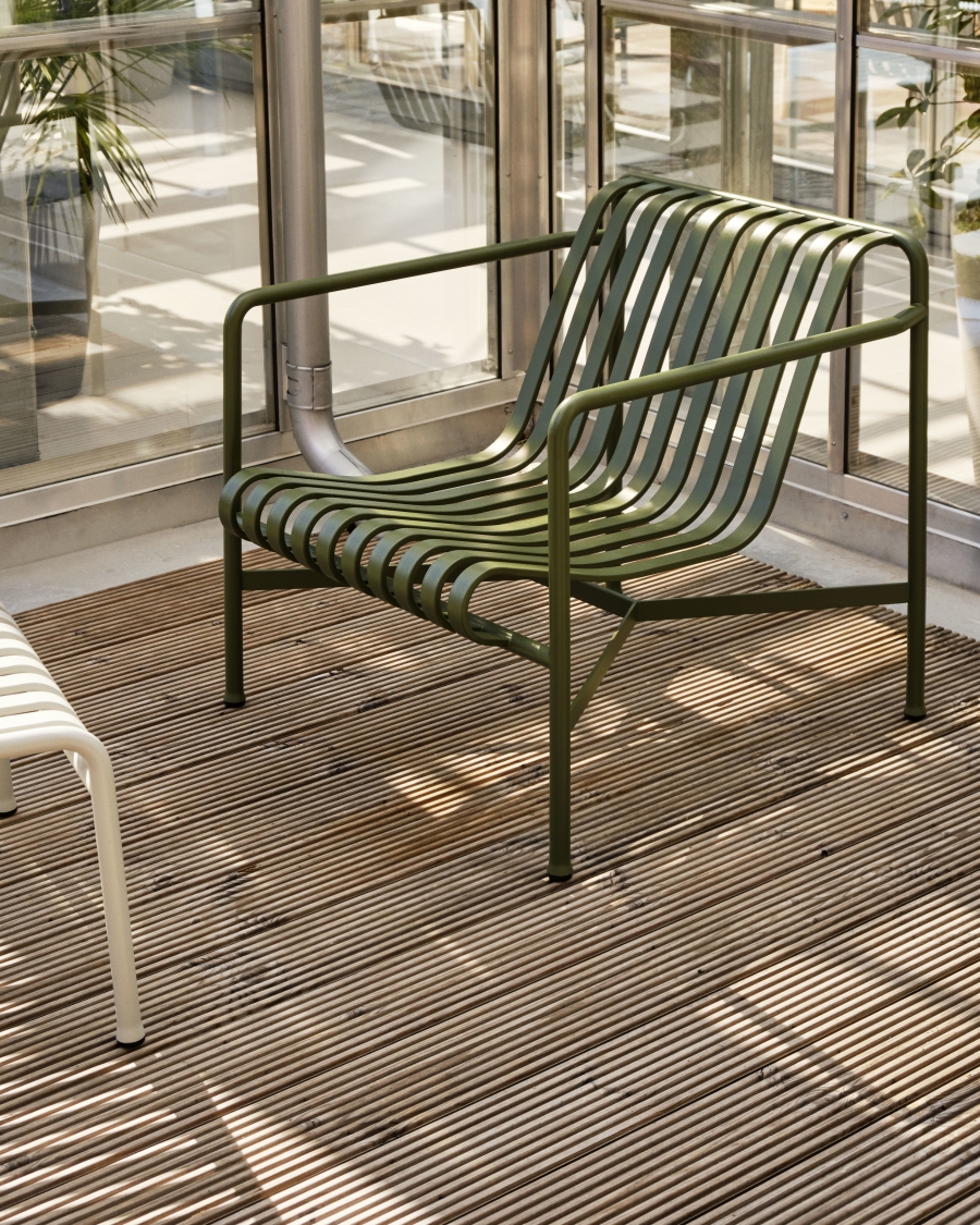 Palissade Lounge Chair designed by  Ronan and Erwan Bouroullec for HAY, HAY Palissade Outdoor, HAY Palissade Lounge Chair 