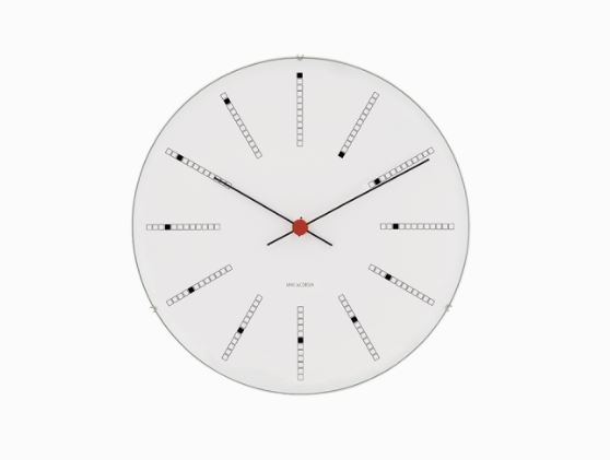 Arne Jacobsen Clock, AJ Wall Clock, Arne Jacobsen Bankers Clock 